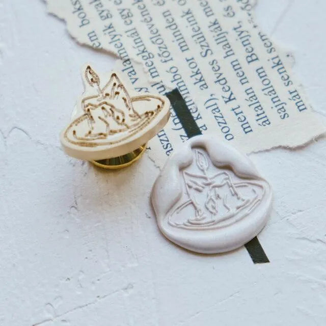 Renaissance Rose Wax Stamp for Journaling & Scrapbooking - PaperWrld