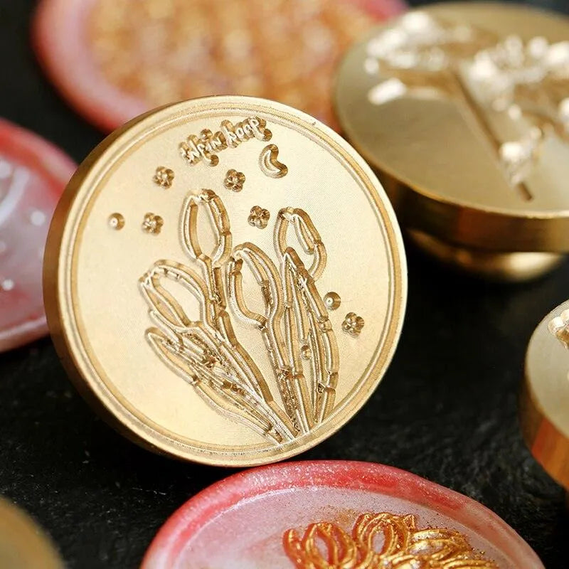 Wax Seal Head in Nature-Inspired Designs for Journaling & Scrapbooking - PaperWrld