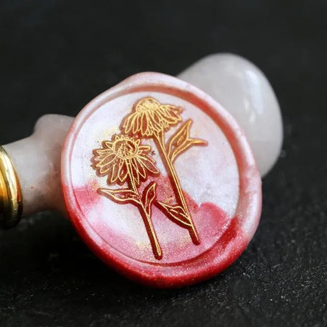 Wax Seal Head in Nature-Inspired Designs for Journaling & Scrapbooking - PaperWrld