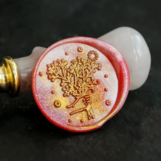 Wax Seal Head in Nature-Inspired Designs for Journaling & Scrapbooking - PaperWrld