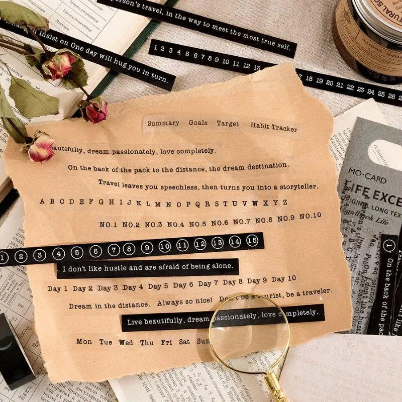 Stripe Stickers Life Pack for Journaling & Scrapbooking - PaperWrld