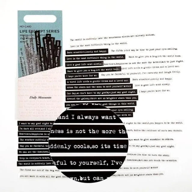 Stripe Stickers Life Pack for Journaling & Scrapbooking - PaperWrld