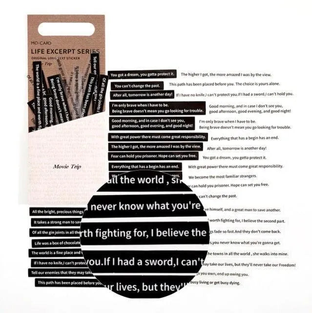 Stripe Stickers Life Pack for Journaling & Scrapbooking - PaperWrld