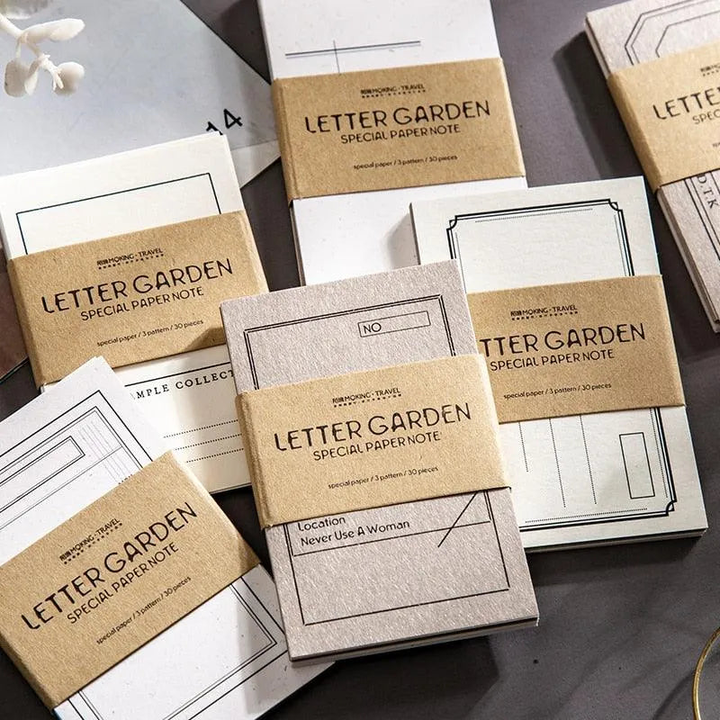 Letter Garden Paper Note for Journaling & Scrapbooking - PaperWrld