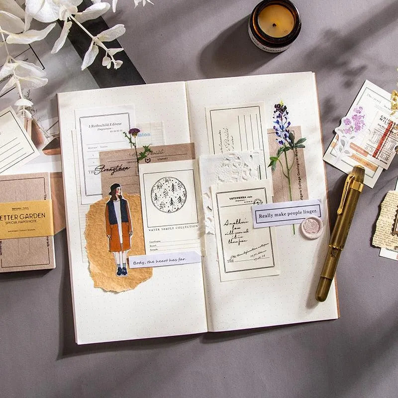 Letter Garden Paper Note for Journaling & Scrapbooking - PaperWrld