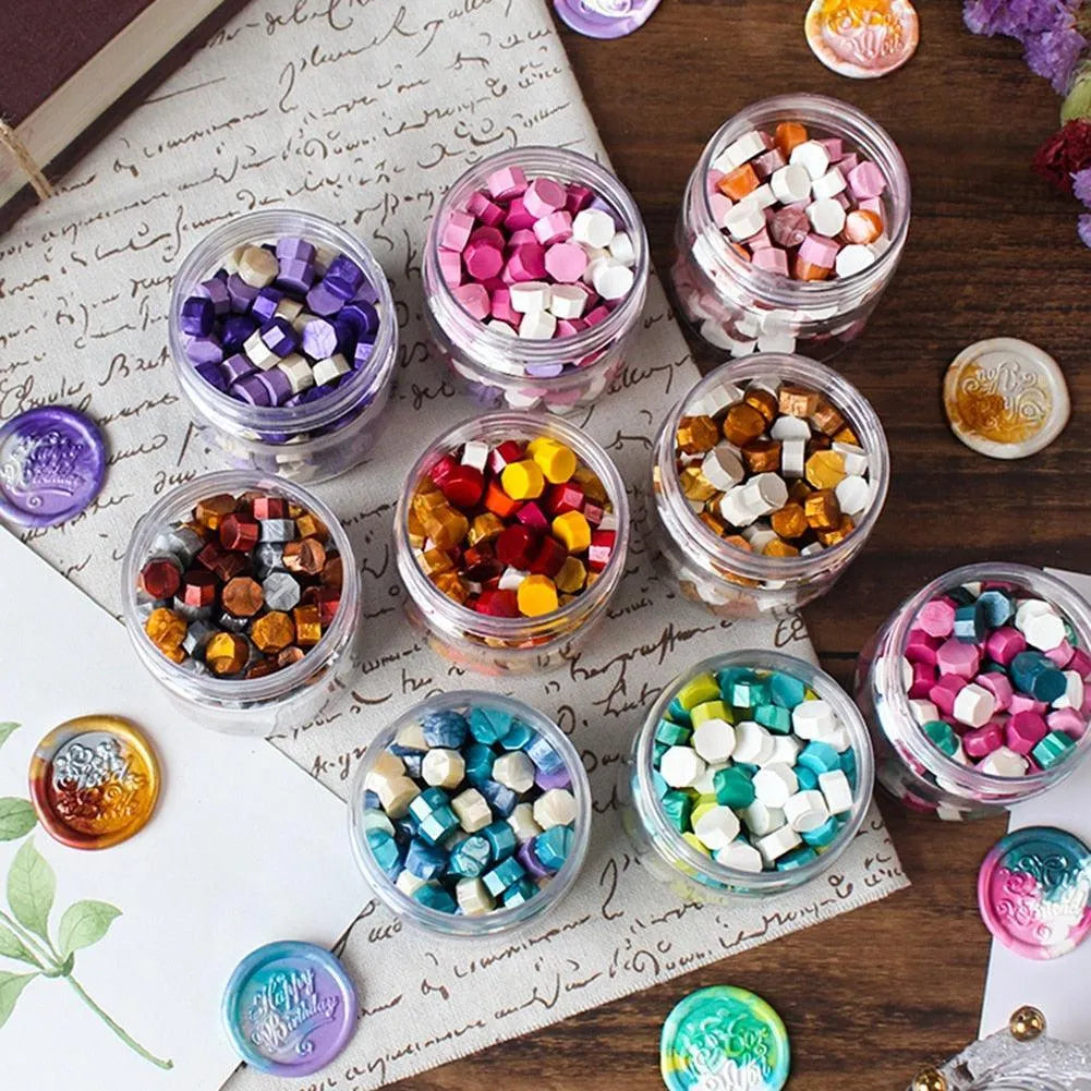 Octagonal Mixing Color Sealing Wax for Journaling & Scrapbooking - PaperWrld