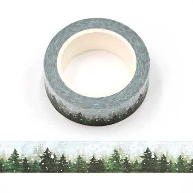 Merry Christmas Washi Tape Roll for Journaling & Scrapbooking - PaperWrld