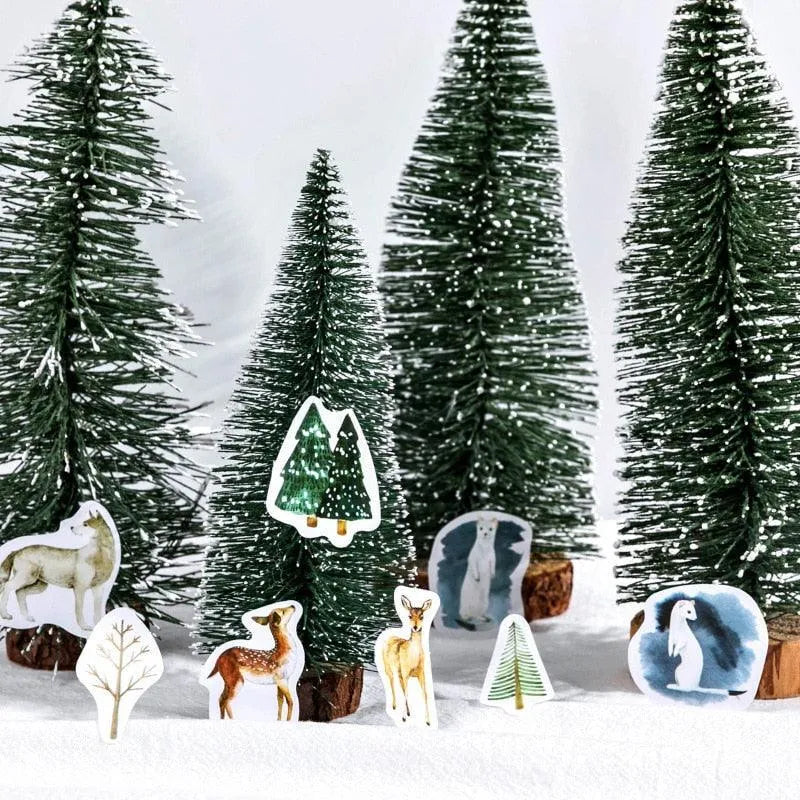 Winter Stickers 45 Pcs for Journaling & Scrapbooking - PaperWrld