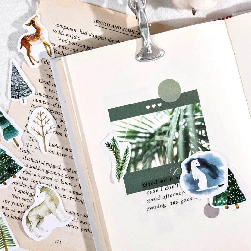 Winter Stickers 45 Pcs for Journaling & Scrapbooking - PaperWrld