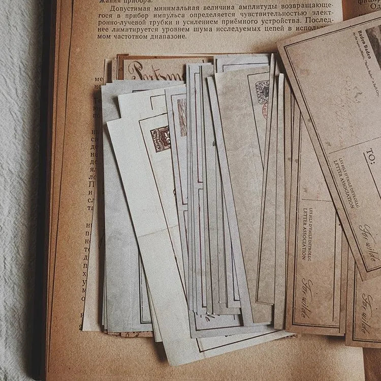 220 Sheets Vintage Decoration Craft Paper for Journaling & Scrapbooking - PaperWrld