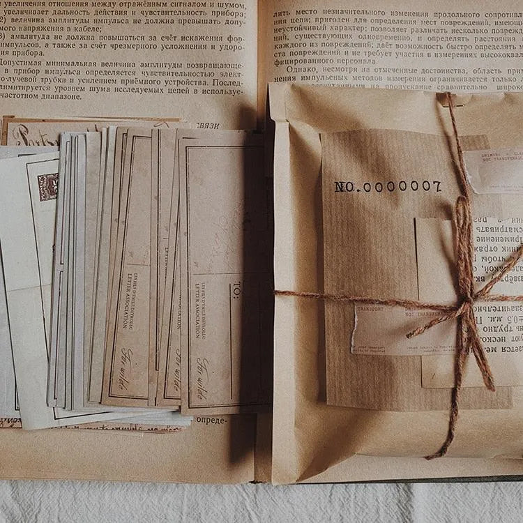 220 Sheets Vintage Decoration Craft Paper for Journaling & Scrapbooking - PaperWrld