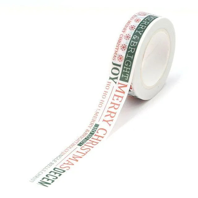 Decorative DIY Christmas Washi Tapes for Journaling & Scrapbooking - PaperWrld