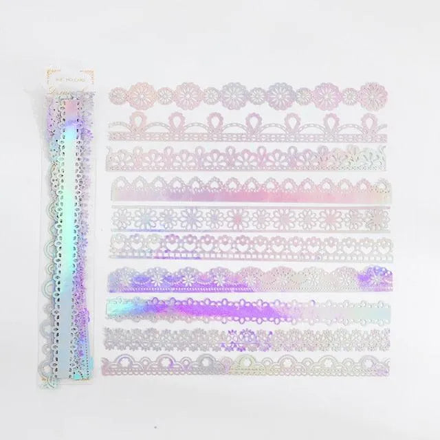 Bronzing Lace Decoration Paper for Journaling & Scrapbooking - PaperWrld