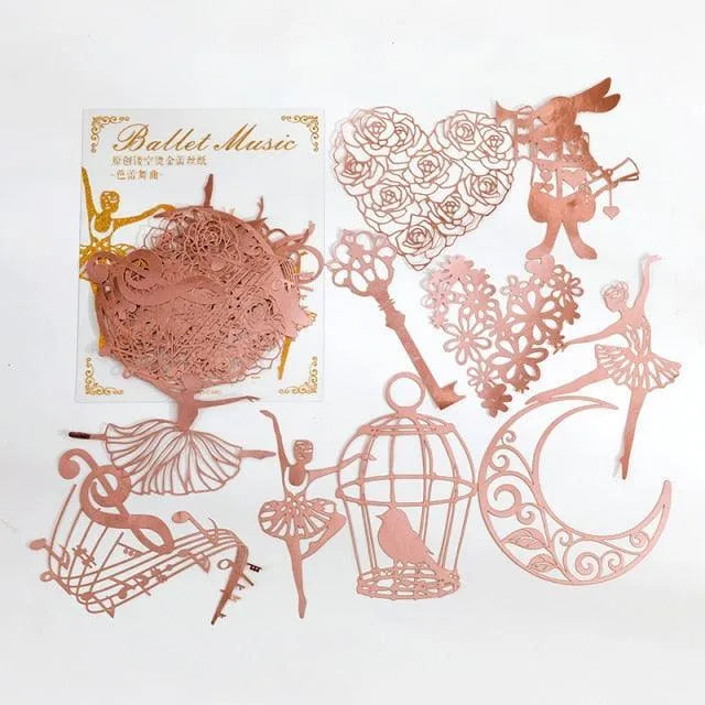 Bronzing Lace Decoration Paper for Journaling & Scrapbooking - PaperWrld