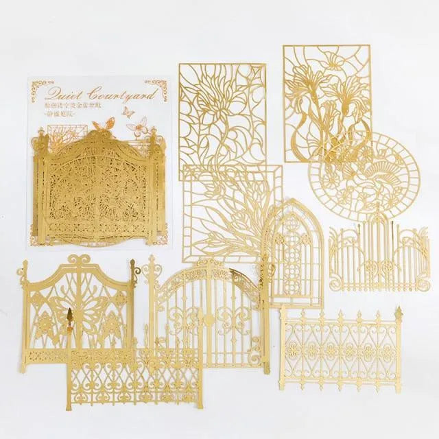 Bronzing Lace Decoration Paper for Journaling & Scrapbooking - PaperWrld