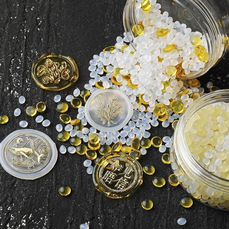 Transparent Sealing Wax Beads for Journaling & Scrapbooking - PaperWrld