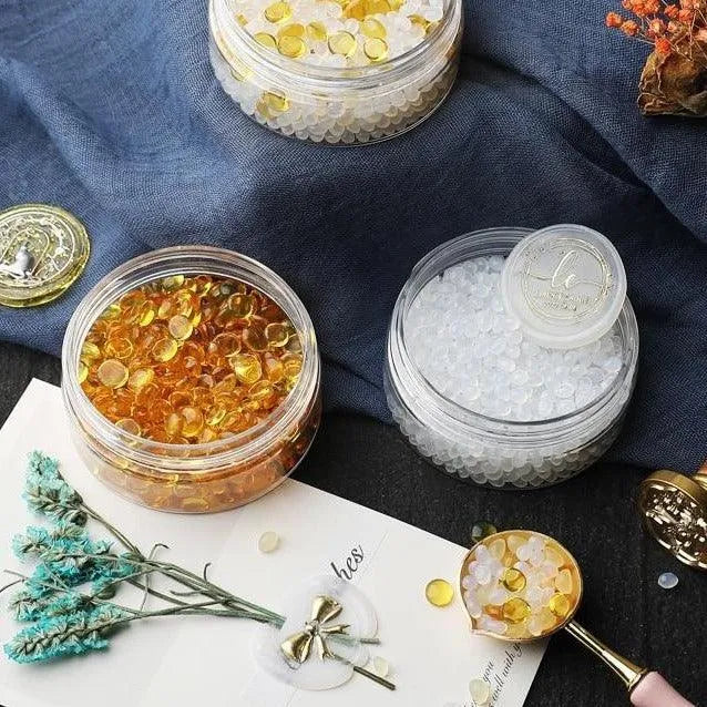 Transparent Sealing Wax Beads for Journaling & Scrapbooking - PaperWrld