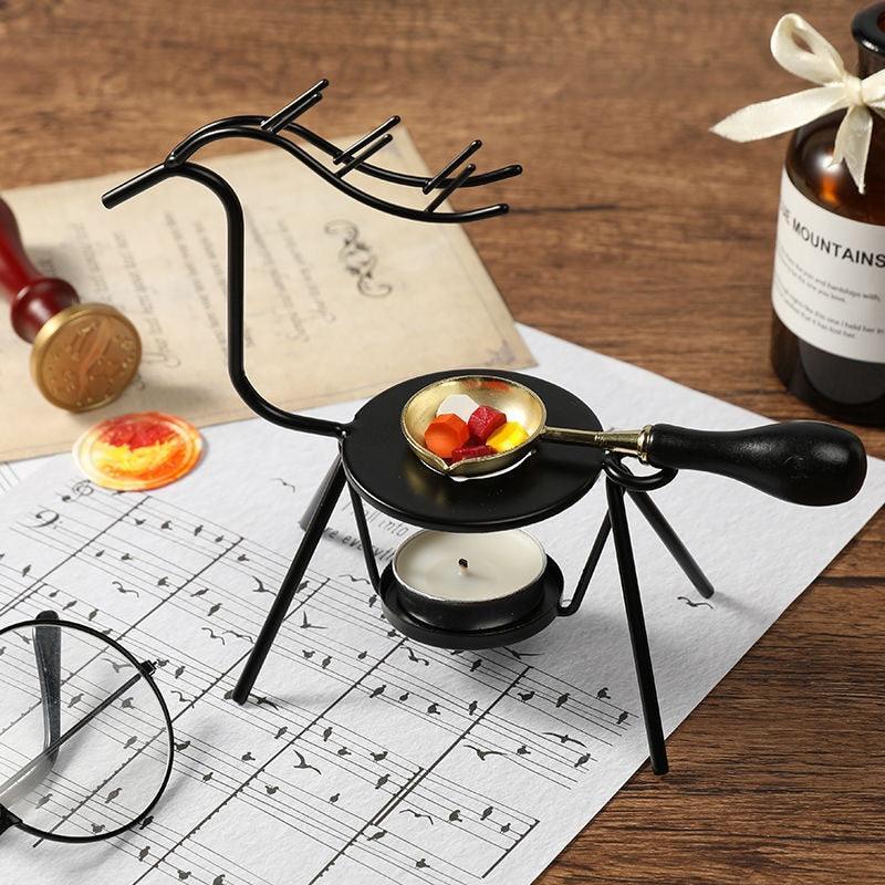 NEW Vintage Stamp Wax Seal Beads Sticks Warmer Wax Sticks Melting Glue  Furnace/Spoon Tool Stove Pot For Wax Seal Stamp Candle
