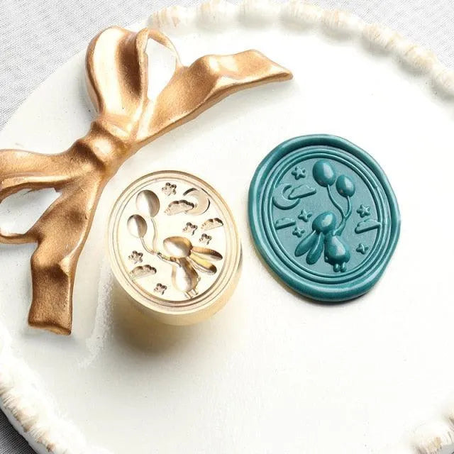 Vintage Elegance Lacquer Sealing Head for Journaling & Scrapbooking - PaperWrld