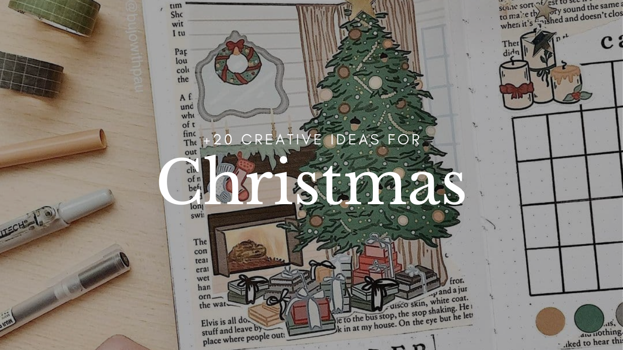 Discover +20 Creative Ideas to Decorate Your Christmas Themed Journal with Paperwrld - PaperWrld Best Vintage Stationery Supplier