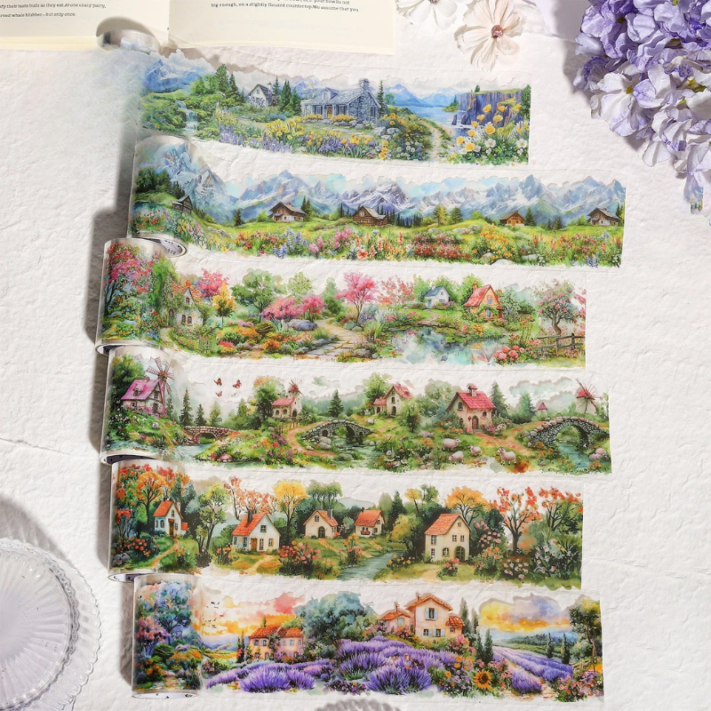 Small Town in the Wild PET Washi Tape