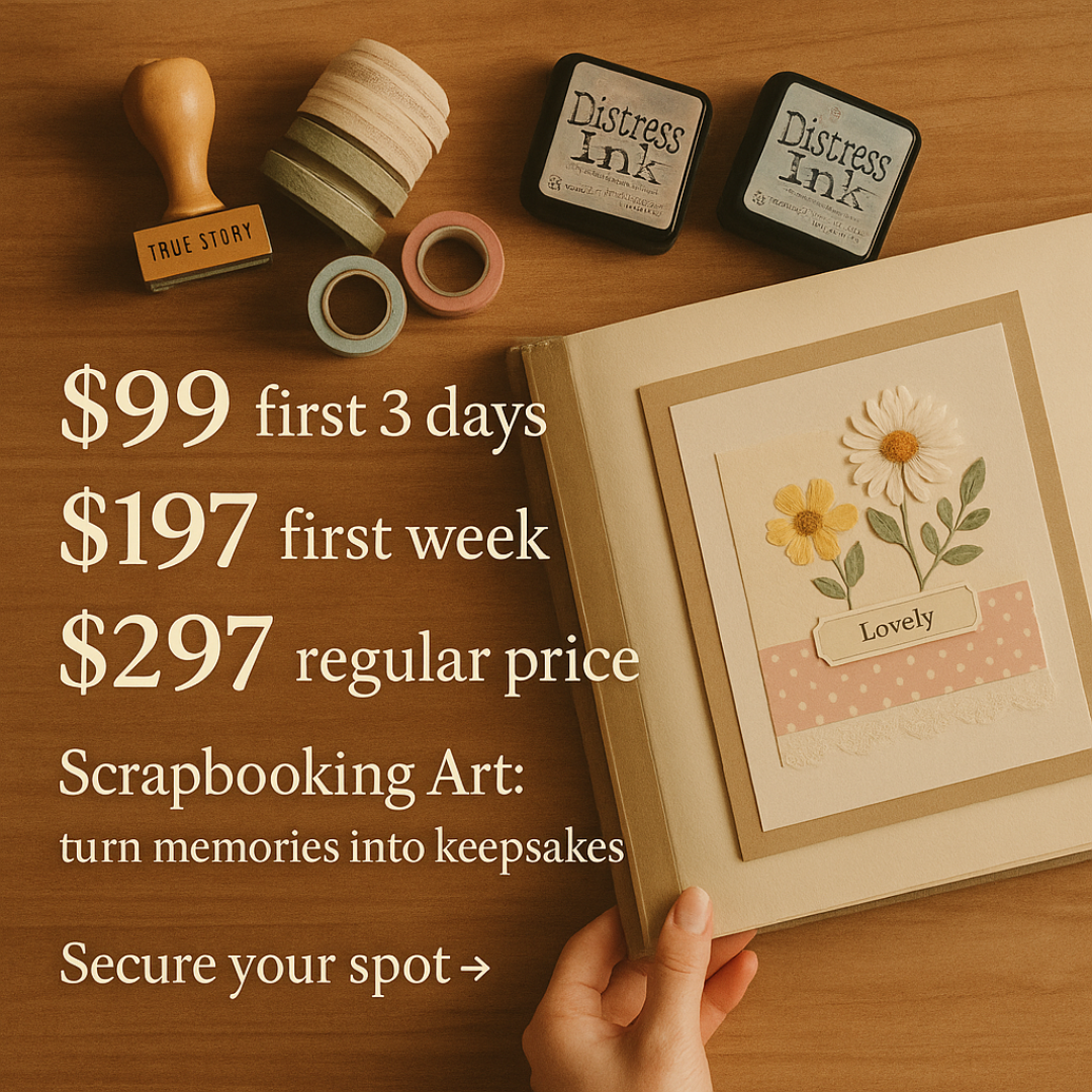 Scrapbooking Art Course (Creative Memories Workshop)