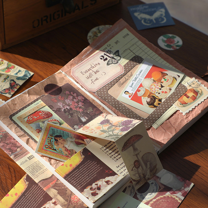 Journaling- und Scrapbooking-Box-Set von Paperwrld, 155-teilig