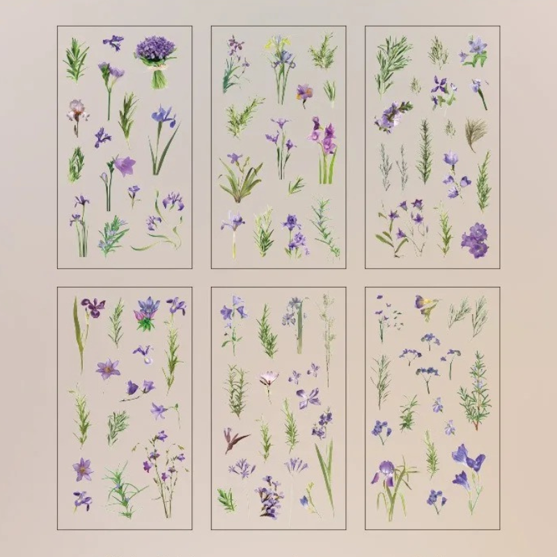 Natural Series Botanical PET Sticker Pack