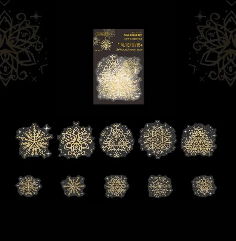 4M Great Gizmos 405938 Glow Snowflakes Sticker – Adesivi Fiocchi Di Neve Fosforescenti Per Decorare Pareti E Soffitti