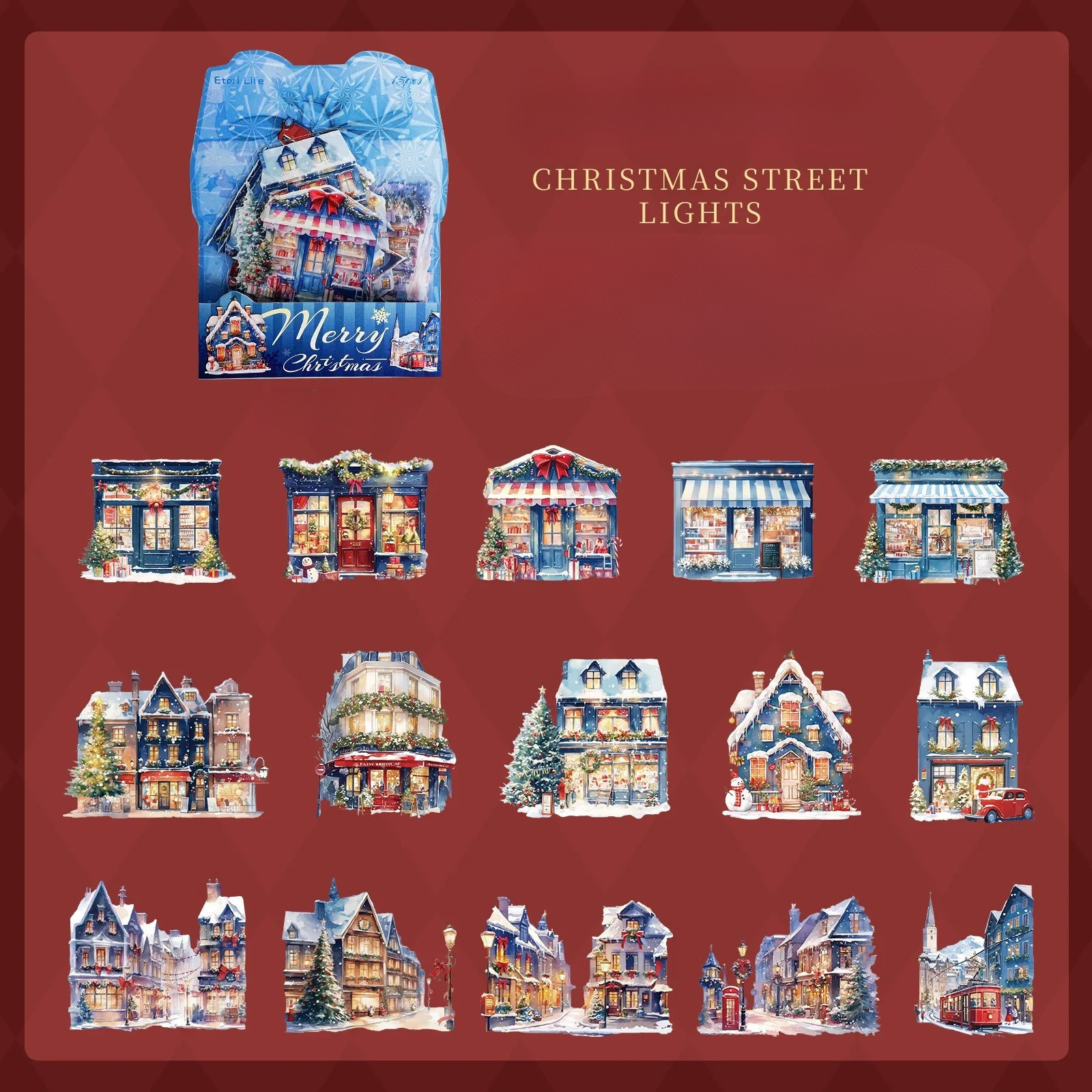 Holiday PET Sticker Pack