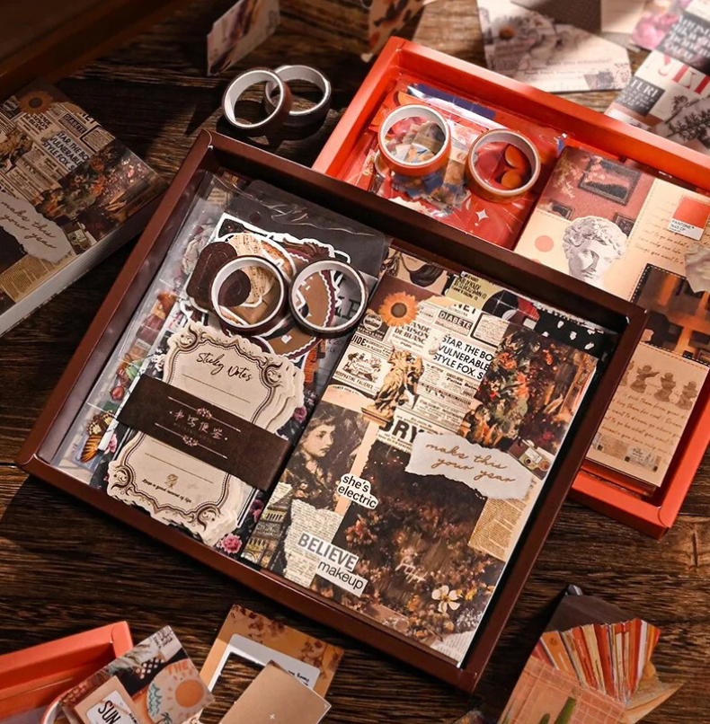 Vintage & Retro Scrapbooking Box