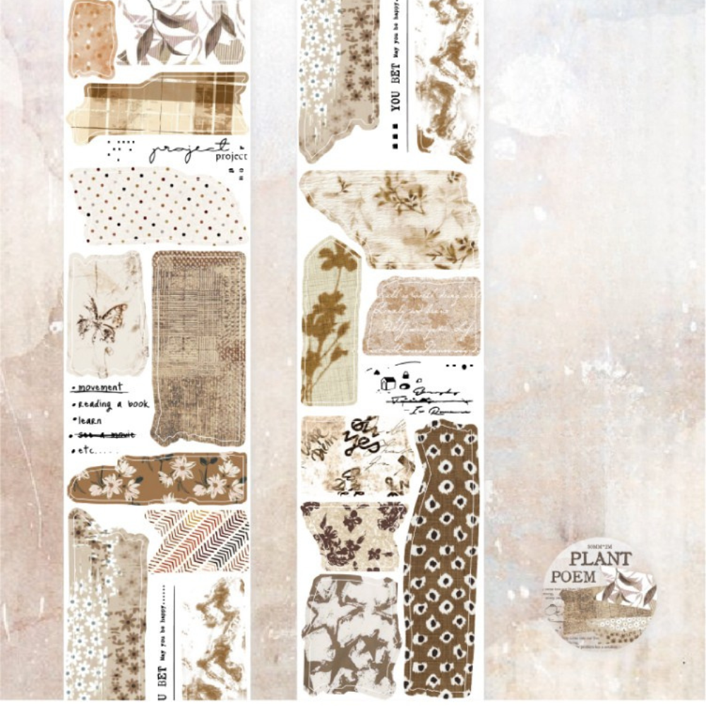 Plant Poem Washi Tape Series