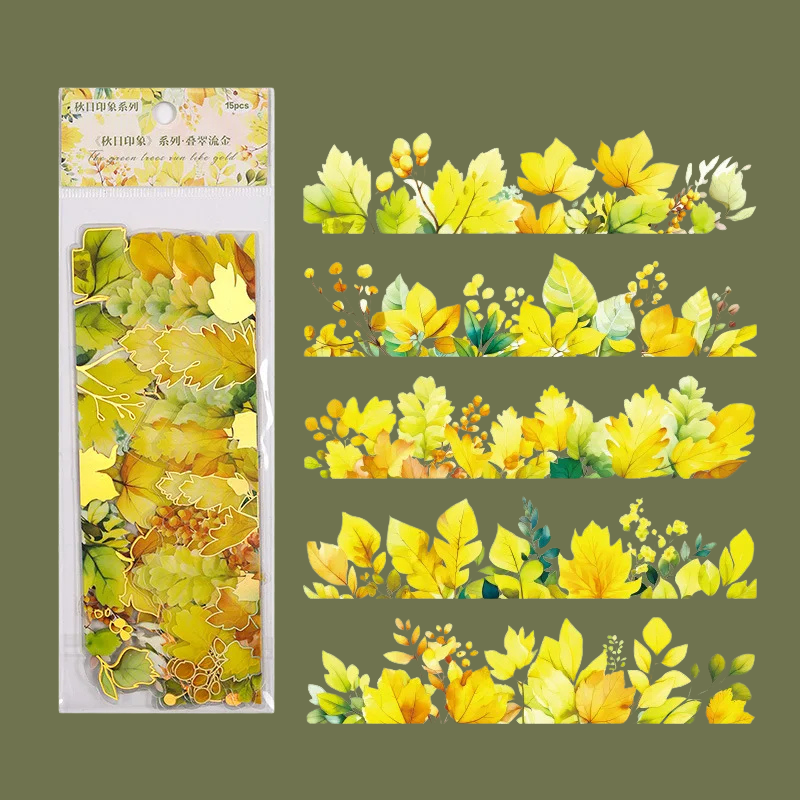 Autumn Impression PET Sticker Set
