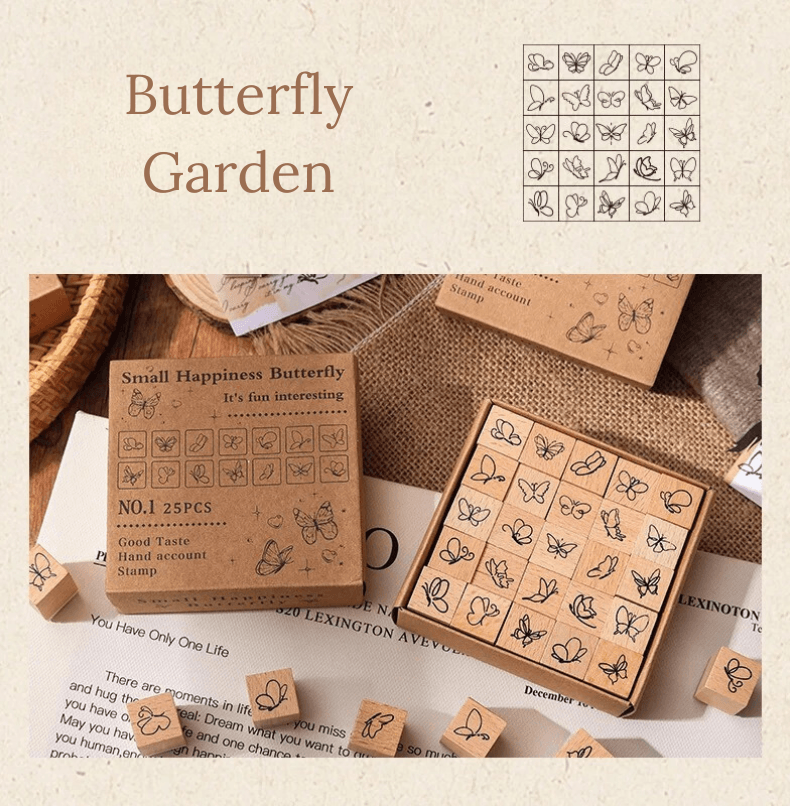 Enchanted Impressions Wooden Stamp Set