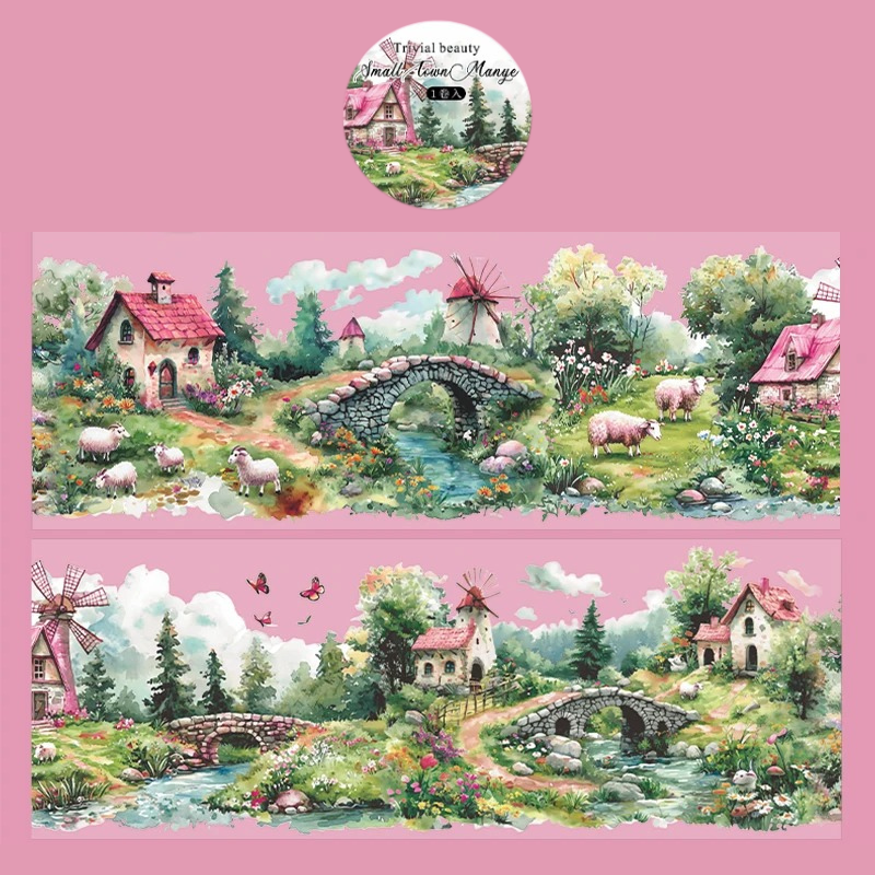 Small Town in the Wild PET Washi Tape