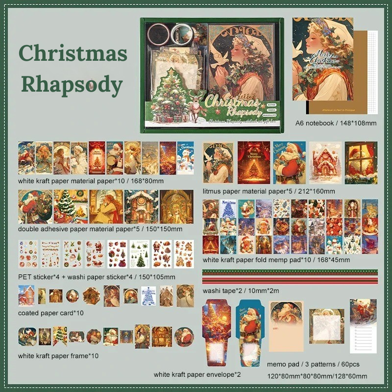 Neon Christmas Eve Scrapbook Box