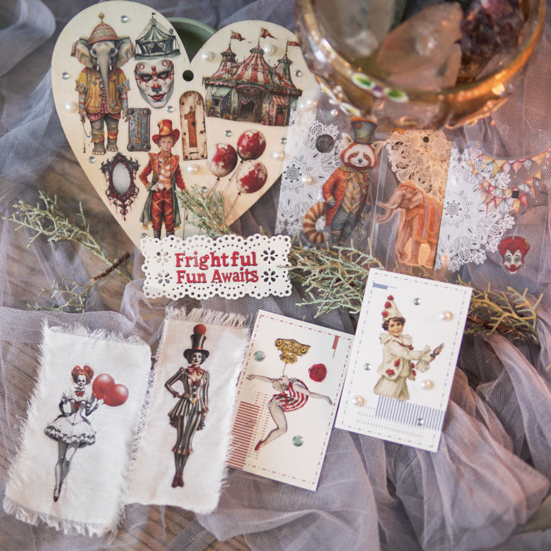 Creepy Carnival Transfer Sticker Set