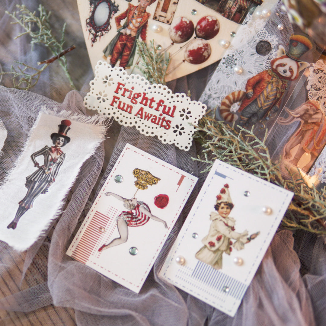 Creepy Carnival Transfer Sticker Set