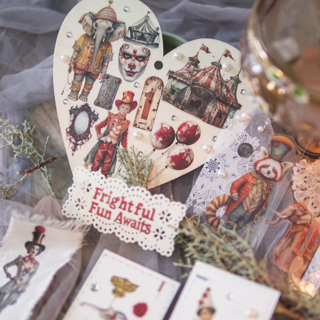 Creepy Carnival Transfer Sticker Set