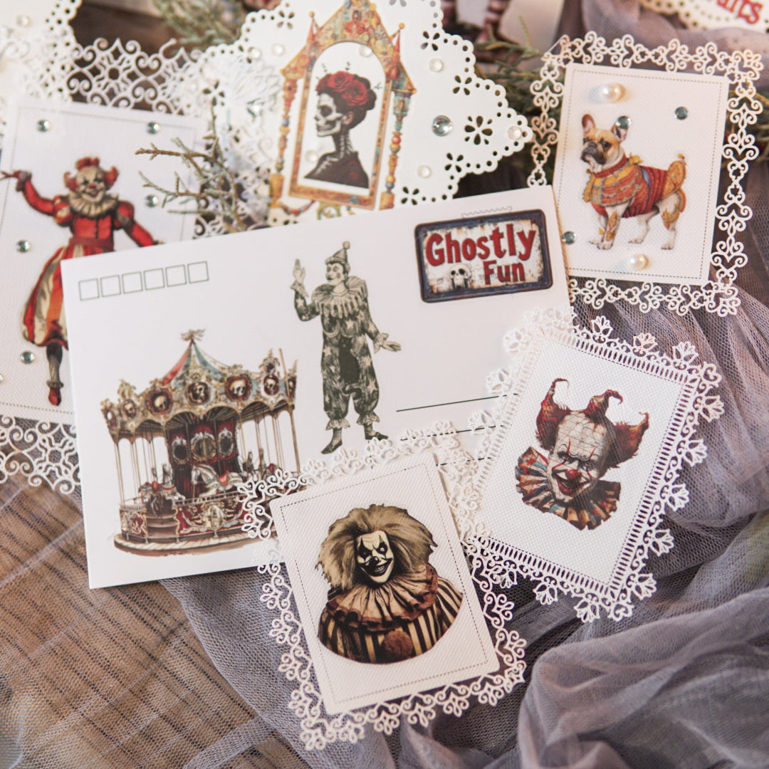Creepy Carnival Transfer Sticker Set