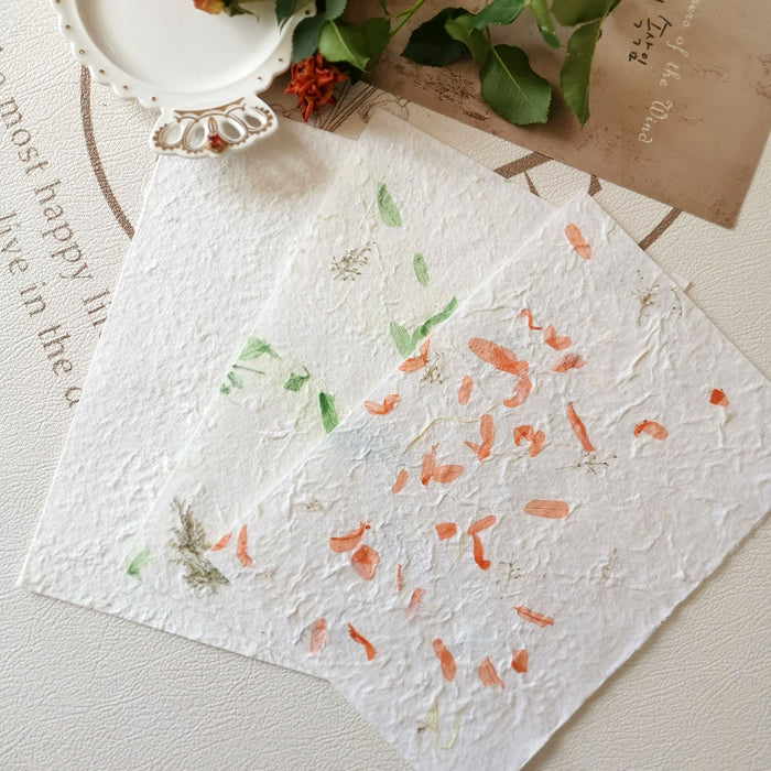 Natural Petal Handmade Paper Set