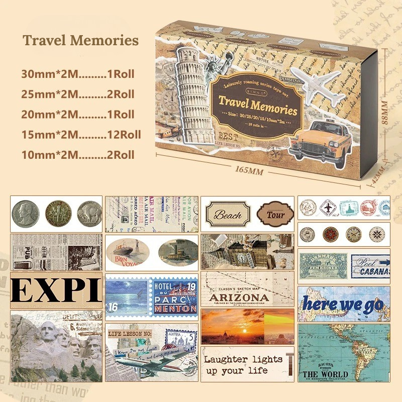 Vintage Washi Tape Set