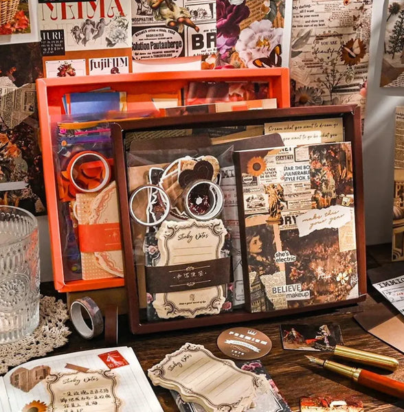 Amazon.com: Knaid Vintage Scrapbook Supplies Pack (200