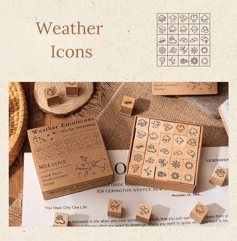 Enchanted Impressions Wooden Stamp Set