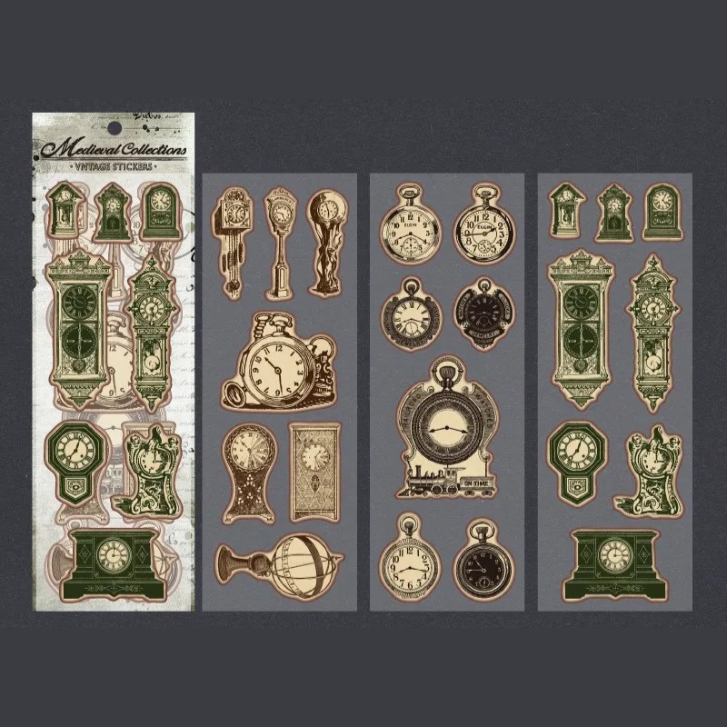 Medieval Vintage Die Cut Sticker Sheets