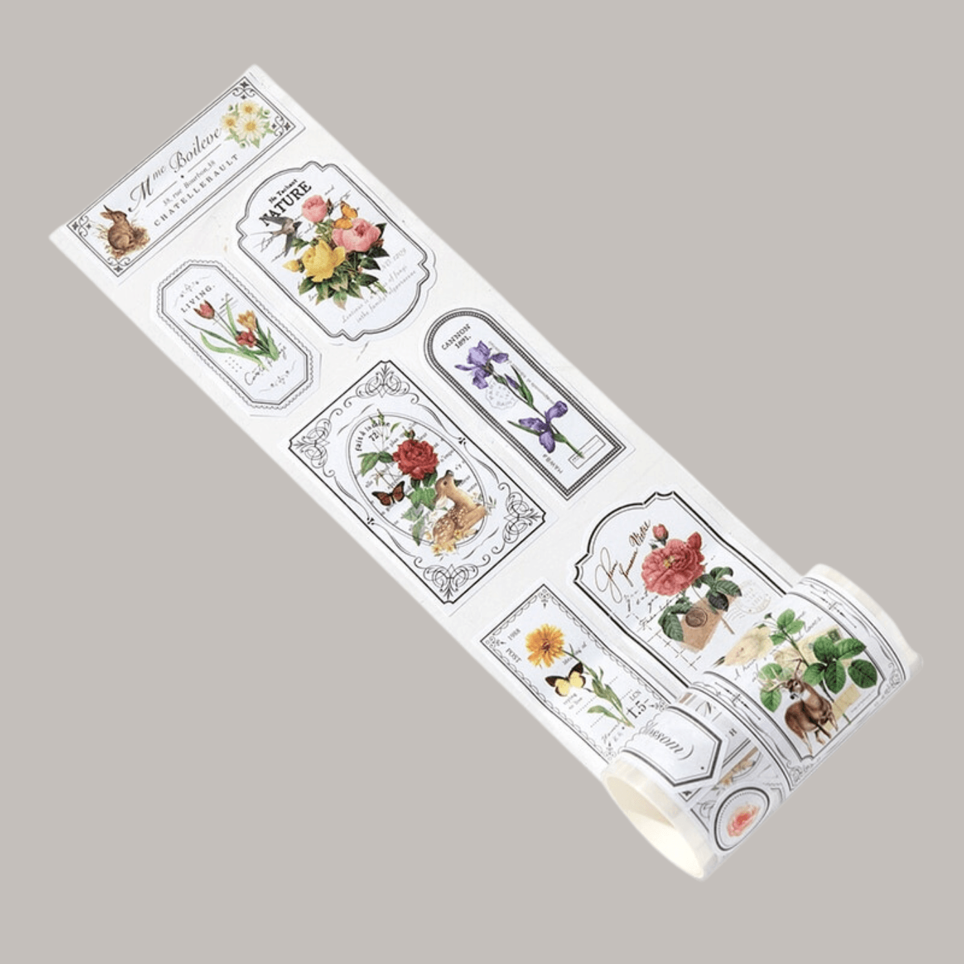 Adhesive Paper Sticker Labels Roll for Journaling &amp; Scrapbooking - PaperWrld