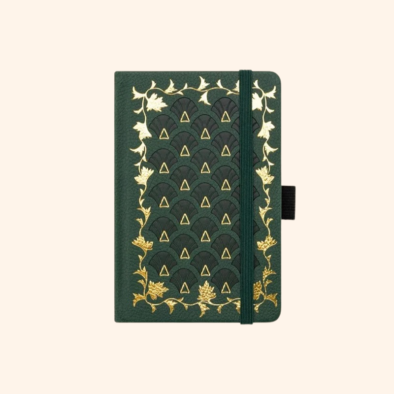 Golden Blooms A6 Notebook