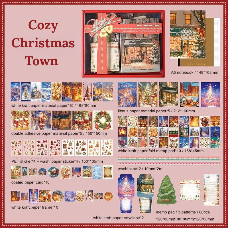 Neon Christmas Eve Scrapbook Box