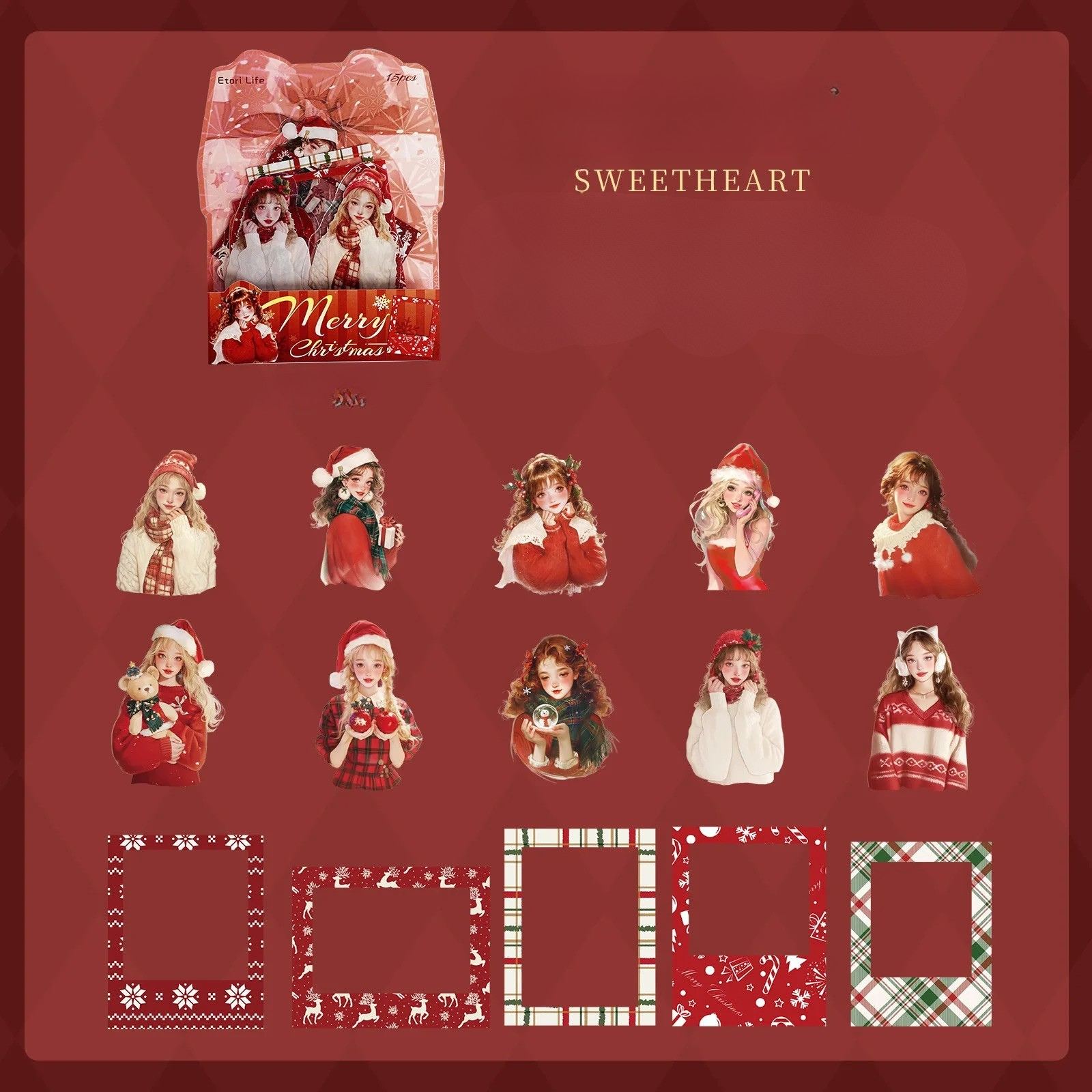 Holiday PET Sticker Pack