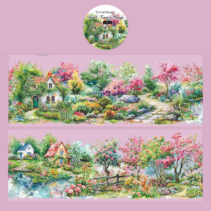 Small Town in the Wild PET Washi Tape